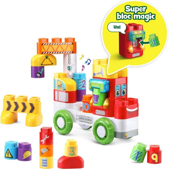Leapfrog Leap Builders Block 123 Fix-It Truck (French Version) 2 Ans+ New in Box - Picture 5 of 16